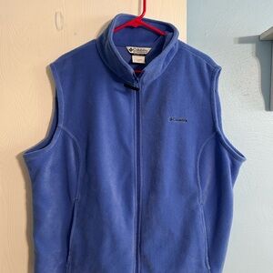 Columbia Women's Blue Fleece Vest